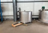 1400 liter tank i rustfritt stål 304