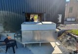 1500 liters tank i rustfritt stål 304