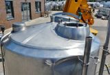 1500 liters tank i rustfritt stål 304