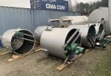1500 liters tank i rustfritt stål 304