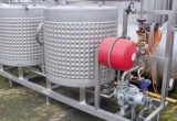 1600 liters tank i rustfritt stål 304