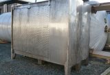 6350 liter tank i rustfritt stål 304
