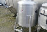 652 liter tank i rustfritt stål 304