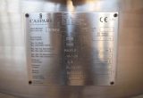2000 liters tank i rustfritt stål 304