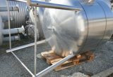 2000 liters tank i rustfritt stål 304
