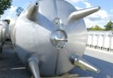 2000 liters tank i rustfritt stål 304