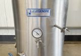 230 liters tank i rustfritt stål 304
