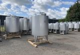 2500 liters tank i rustfritt stål 304