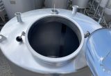2500 liters tank i rustfritt stål 304