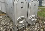 2500 liters tank i rustfritt stål 304