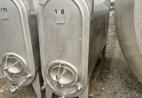 2500 liters tank i rustfritt stål 304