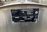 2580 liters tank i rustfritt stål 304