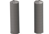 30 000 liters tank i rustfritt stål 304 eller syrefast 316