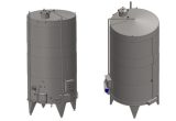 30 000 liters tank i rustfritt stål 304 eller syrefast 316
