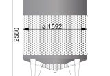 3331 liter tank i rustfritt stål 304