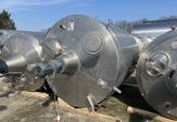 5000 liters tank i rustfritt stål 304