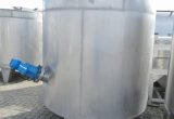 5000 liters tank i rustfritt stål 304