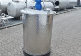 550 liter tank i rustfritt stål 304