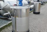 550 liter tank i rustfritt stål 304
