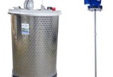 550 liter tank i rustfritt stål 304