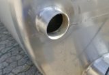 5530 liter tank i rustfritt stål 304