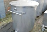 650 liters tank i rustfritt stål 304