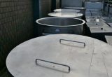 650 liters tank i rustfritt stål 304