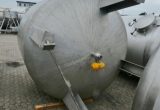 6500 liters tank i rustfritt stål 304