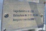 6800 liters tank i rustfritt stål 304