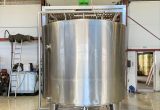 7500 liters tank i rustfritt stål 304