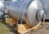 7950 liters tank i rustfritt stål 304
