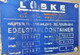 800 liters tank i rustfritt stål 304