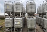 800 liters tank i rustfritt stål 304