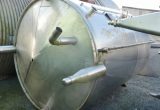 8000 liters tank i rustfritt stål 304