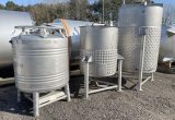 870 liters tank i rustfritt stål 304
