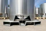 905 liters tank i rustfritt stål 304