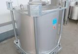 995 liter tank i rustfritt stål 304