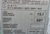 997 liter tank i rustfritt stål 304